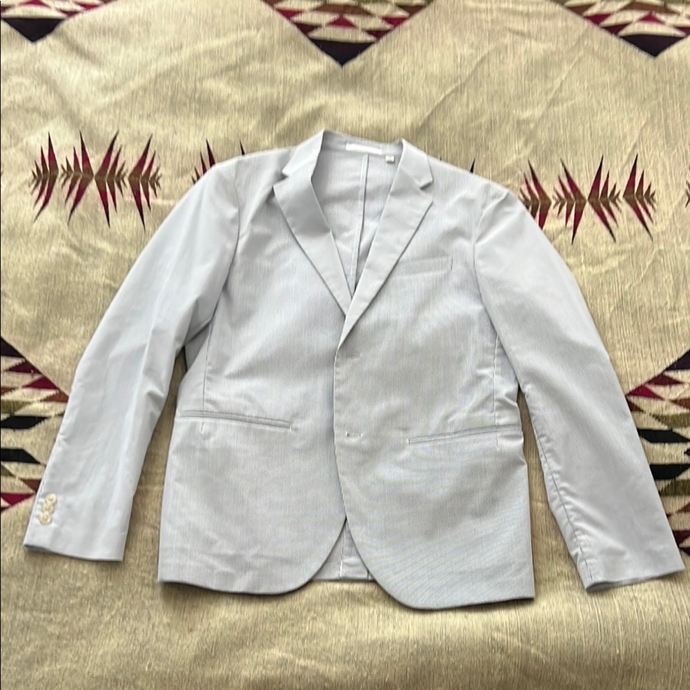 Men's Light Gray Blazer